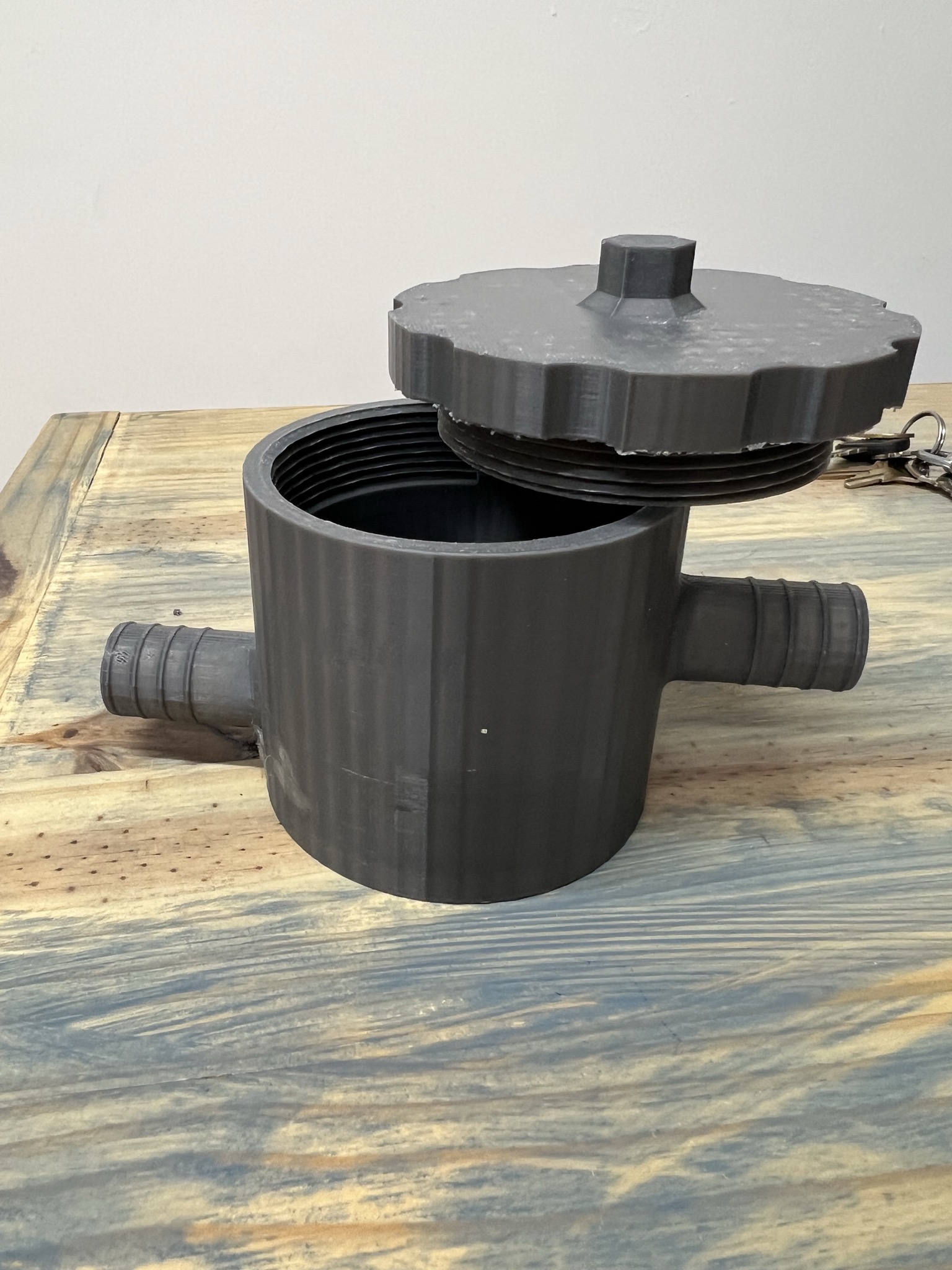 HVAClean filter lid removed